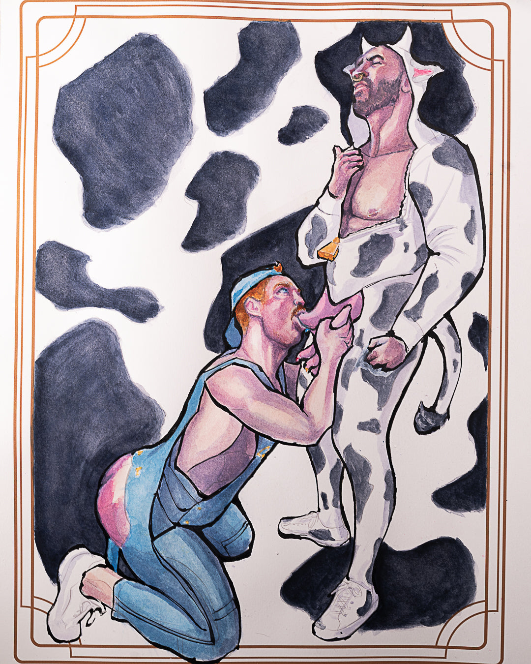 Cow-Boys! - Fine Art Print