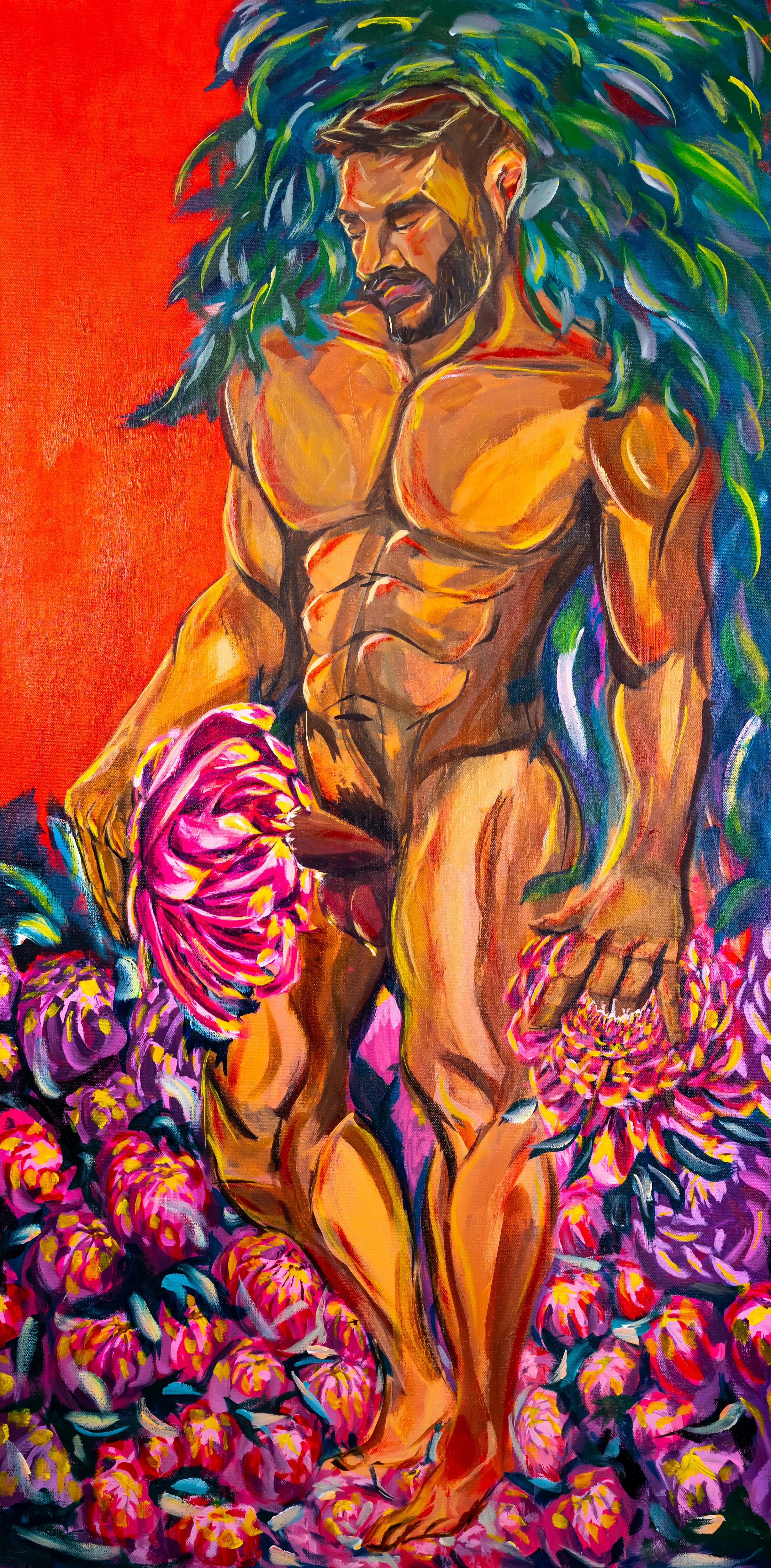 Chrysanthemums - Original Painting