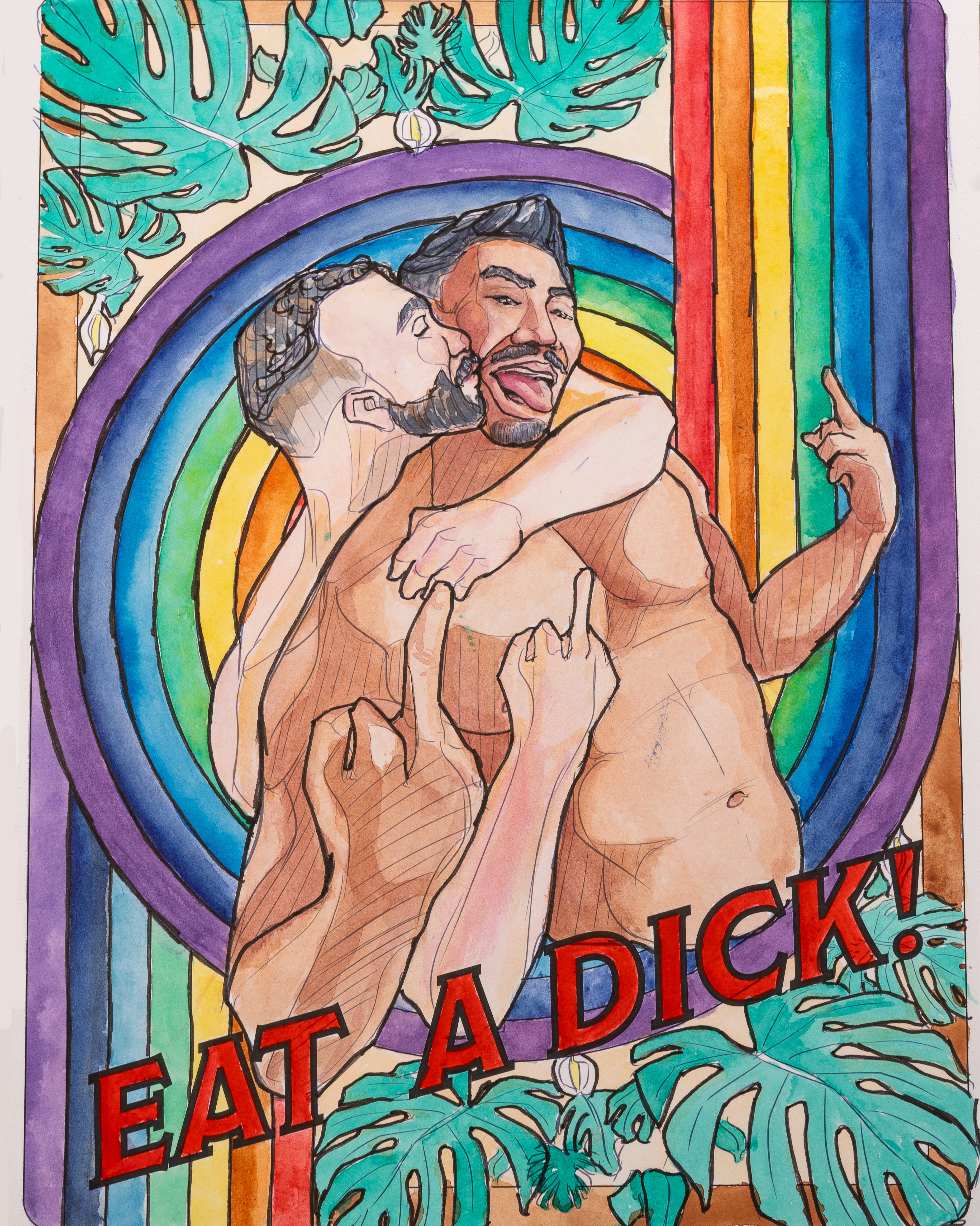 Eat A Dick! - Fine Art Print